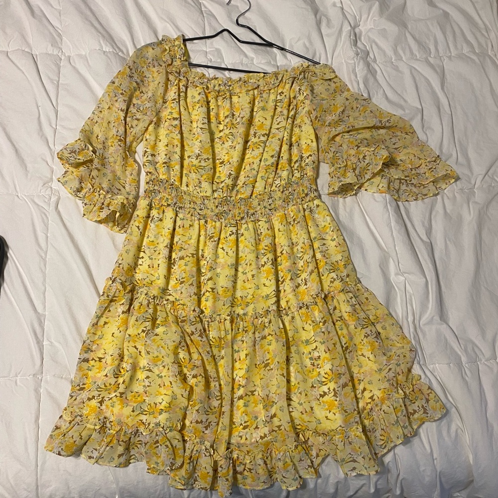 Off The Shoulder Floral Dress- NWT